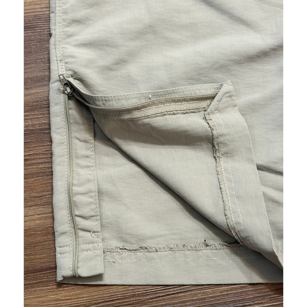 The North Face Paramount Convertible Cargo Pants Tan Hiking Zip Off Sz 2XL - Picture 12 of 14